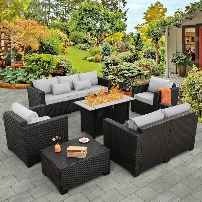 Rattaner 6 Pcs Outdoor Furniture Sets