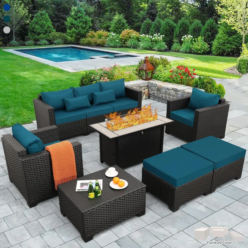 Rattaner Outdoor Patio Furniture 60000 BTU